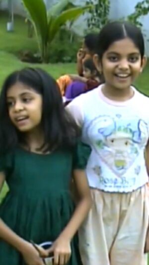 Diya Krishna Instagram - Happy Birthday to my partner in almost everything , as a child 🤗❤️ Can’t believe you’re going to be a Mom soon 🥲 Happy 27th Birthday OzY 😘 @_diyakrishna_ 🐒

Alsooooo , this was our favourite song as a child and it was from this album called Manjadi and the 4 of us would keep playing that DVD on the video player again and again and again and again 🤣 As you can see , we were very familiar with what’s going on in the song 😜 

Anyone else who would keep singing this song at home? 🐜