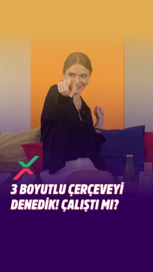 Ecem Karavus Instagram - 3 boyutlu çerçeveyi denedik. Çalıştı mı?