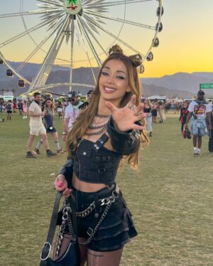 Elnaz Golrokh Instagram - 🎡✨In my Coachella era!