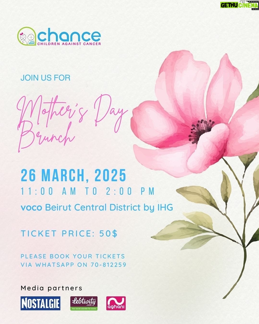 Elsa Zgheib - 168 Likes - A brunch with a cause for @chanceassociation at Voco Beirut with an amazing program and great vibes!
🔗 Details on Lebtivity.com (Link in Bio)
#lebtivity #beirut #lebanon #chanceassociation #chance #ngo #childrenagainstcancer #voco