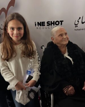 Elsa Zgheib Instagram - My kids had the pleasure to play a scene in #nohadalchami movie reflecting her life and the miracle by Saint Charbel 

➡️➡️Swipe to watch their scenes 

They had the advantage to play under @samir_habchy_official direction as their mom did in her first ever series . I am so grateful for that 
And my very dear friend @charleyhachem was the styled on this movie 

I am blessed having met and took a picture with @nohadalchami 

#elsazgheib #nohadalchami #movie #blessed #grateful