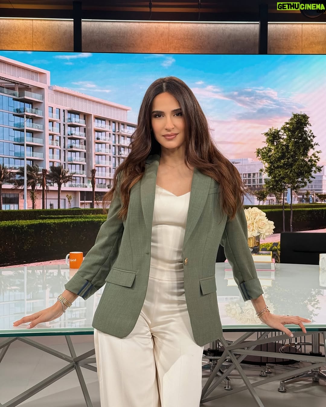 Elsa Zgheib - 3 Likes - Thank you @skynewsarabia for having me
I had a blast being your guest
Thank you Ahmed , Jilnar , Hanady , Guy and all the team behind the show for this beautiful interview .
Styled by @charleyhachem
Dressed by @cosmo.glob
#elsazgheib #skynewsarabia #morningshow #dubai #tvshow