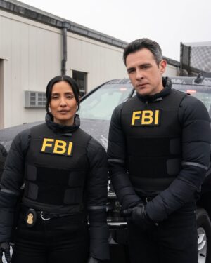 Emily Alabi Instagram - Agent Scola and Agent Rhodes 🫡

HERE WE GO!!!!!!

Tune in tonight @fbicbs at 8pm on @cbstv 

Excited for the world to meet Dani!! 💥

#fbi #cbs @wolfentertainment