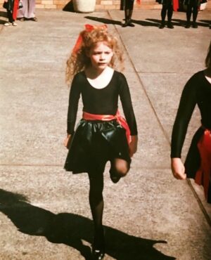 Emma Watkins Instagram - Happy St. Patrick’s Day ☘️ (*I was happy, just had some sun in my eyes*… circa 1998 dancing on St Pats Day in Sydney) #irishdancing