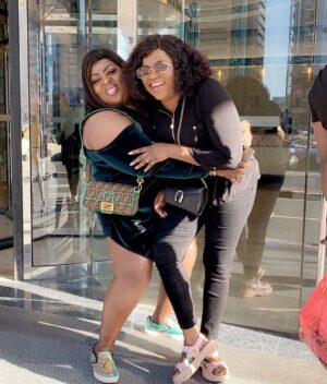 Eniola Badmus Instagram - Happy WCW to the most inspiring, beautiful, and strong woman I know……Keep shining and being your amazing self…..You are fierce, fabulous, and full of grace! My #WCW today and always @funkejenifaakindele 
Every Wednesday is a reminder of how incredible you are! Keep being the queen you were born to be