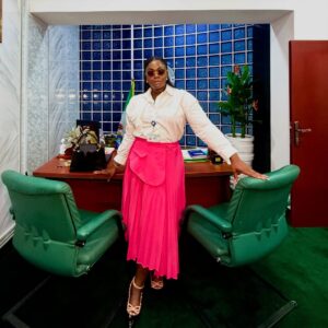 Eniola Badmus Instagram - Back in the A like we never left……….

Outfit by @topfashionn 

#EniolaBadmus
#abujaliving 
#incomingsenator