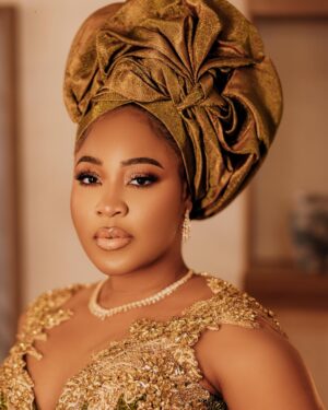 Erica Nlewedim Instagram - Out for @its.priscy 🩷🩷
Dress @artalia_atelier 
Styling @momentsbysbr  @style_by_ruvero 
Makeup @kim_beautystudio 
Gele artiste @oni_gele 
Photographer @tosinjoshweddings