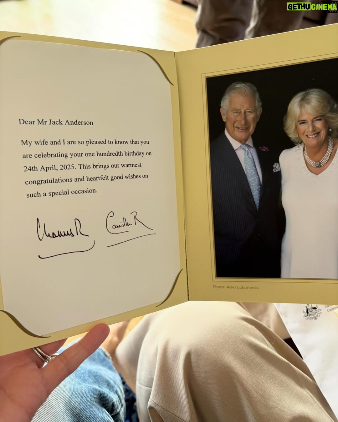 Esther Anderson - 4.3K Likes - Happy 100th Birthday Dad 🎉🎉🎉🎉🎉🎉🎉🎉
No words to express how proud we are of you and what a privilege it is to be your daughter 💕 the universe was having a great day a century ago when you arrived.
You’re a legend in every sense of the word. We are so lucky to be sharing this incredible milestone with you 😘 Happy 100 dad!!! I love you to the moon and back x #24/04/2025 #100yearsold