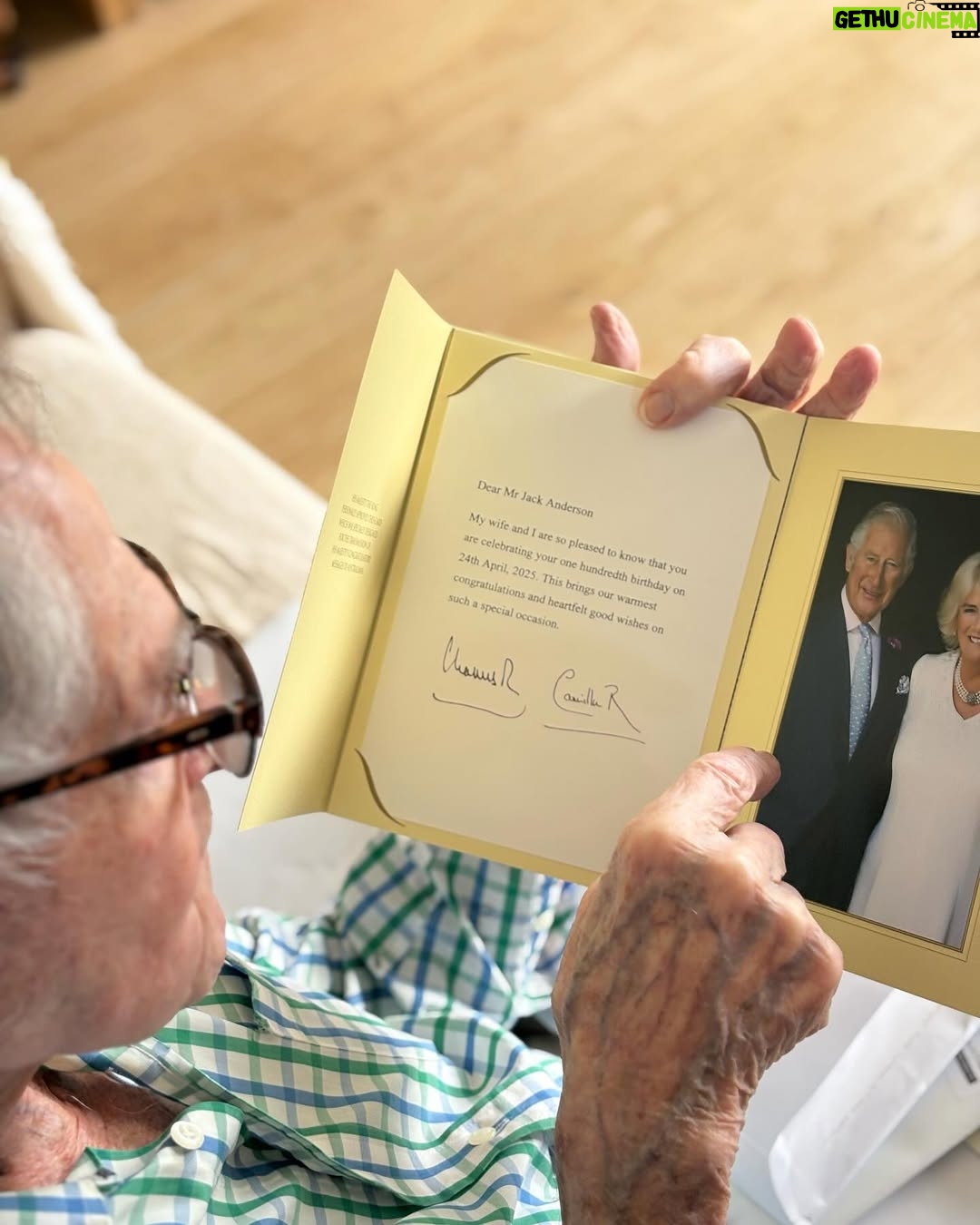 Esther Anderson - 4.3K Likes - Happy 100th Birthday Dad 🎉🎉🎉🎉🎉🎉🎉🎉
No words to express how proud we are of you and what a privilege it is to be your daughter 💕 the universe was having a great day a century ago when you arrived.
You’re a legend in every sense of the word. We are so lucky to be sharing this incredible milestone with you 😘 Happy 100 dad!!! I love you to the moon and back x #24/04/2025 #100yearsold