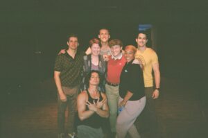 Eva Ariel Binder Instagram - Fujis from opening night of The Library by Scott Z. Burns - Thank you to all who’ve been coming out to experience this intense story (don’t let the cutesie film pics deceive you) with us 🤝 and major congratulations to @evaarielbinder for absolutely carrying this play. Real one right there
