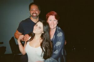 Eva Ariel Binder Instagram - Fujis from opening night of The Library by Scott Z. Burns - Thank you to all who’ve been coming out to experience this intense story (don’t let the cutesie film pics deceive you) with us 🤝 and major congratulations to @evaarielbinder for absolutely carrying this play. Real one right there