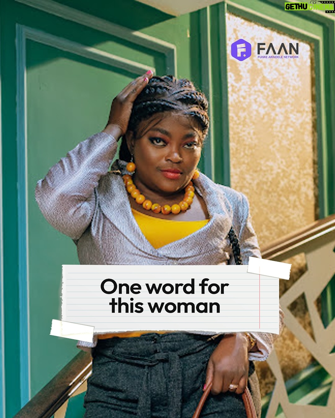 Funke Akindele - 72.4K Likes - For all of you that have watched #findingme, the mic is yours once again😅
One word for this woman please 🎤
#Findingme is now streaming on Amazon prime video, please go and watch it guys and let us know your opinion on this woman😂
#afunkeakindeleandIsiomaosajefilm
#Afunkeakindelenetworkproduction #FindingMe #FAANTV