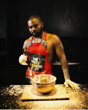 Funke Akindele Instagram - 🙄🙄🙄🙄🙄🙄🙄🙄🙄
Why don't you just remove the apron and go naked? @falzthebahdguy 
Trying to seduce the babes Abi? 🙄🙄

Just drop the album and put on your shirt. #thefeast #may30 #badboy #ashewoboy