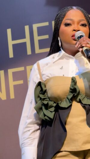 Funke Akindele Instagram - I’m thrilled to have shared my journey on “creating wealth in the creative industry” with the amazing young creatives at #HerconomyConference2025! 

Thank you, @ifedurosinmietti, for having me and congratulations on a successful event! 
I’m grateful for platforms like this that allow me to pay it forward and empower the next generation of leaders 
#Herconomy #HerconomyWealthBuilders #WomenEmpowerment