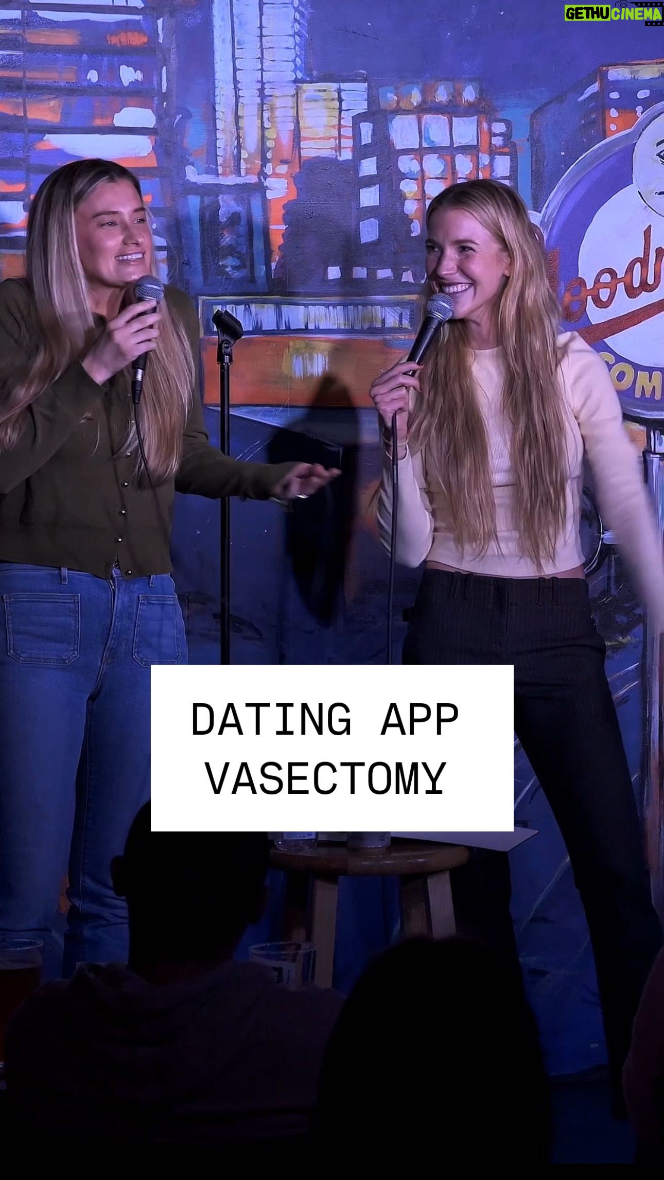 Gabby Bryan - 1.7K Likes - My childhood best friend @rebeccarobertson_, a local mother of 2, helped me give advice in Raleigh. Want yours? Come see me on tour❗️HOUSTON, DALLAS, FORT WORTH, ALBUQUERQUE, AUSTIN, PORTSMOUTH, MADISON & CHICAGO UP NEXT.
🫴🏻 Becca gave birth 2 weeks before this show HAHAHAH
#comedy #standup #advice #funny #dating #parenting #bestfriends #tour #girls #vasectomy #father