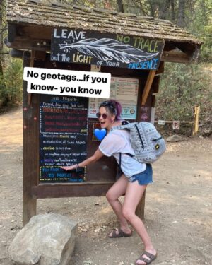 Gage Golightly Instagram - Leave no trace but the light of your presence 🍃🍄🪶
#localsonly #respectothers #protecttheriver #sunscreenyourbum