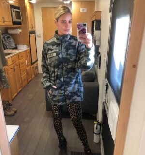 Gage Golightly Instagram - Cheetah and Camo. For the moments you want to stand out while blending in #itscalledfashionsweetie #68whiskey