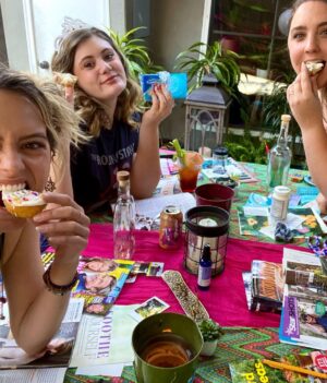 Gage Golightly Instagram - “Hostess with the most-est” (snacks) 
~Allie 
#27 #happybirthday #glamping #craftday