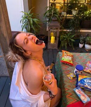 Gage Golightly Instagram - “Hostess with the most-est” (snacks) 
~Allie 
#27 #happybirthday #glamping #craftday