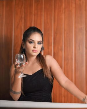 Ganga Gowda Instagram - 🖤✨
 
Mua:- @megha__makeup___