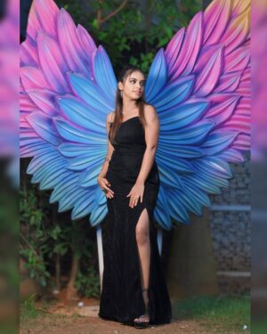 Ganga Gowda Instagram - 🖤✨ 

Mua:- @megha__makeup___