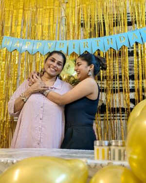 Gayathri Ashok Instagram - Amma, Happy birthday to the original, the blueprint, my first home, the Amma I proudly copy paste every day! Love you to bits. Thank you for being the quiet strength behind everything I do. Umma my beautiful lady. 
@bindhupankaj ♥️✨
