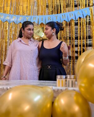 Gayathri Ashok Instagram - Amma, Happy birthday to the original, the blueprint, my first home, the Amma I proudly copy paste every day! Love you to bits. Thank you for being the quiet strength behind everything I do. Umma my beautiful lady. 
@bindhupankaj ♥️✨