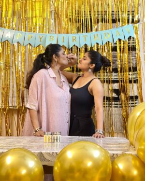 Gayathri Ashok Instagram - Amma, Happy birthday to the original, the blueprint, my first home, the Amma I proudly copy paste every day! Love you to bits. Thank you for being the quiet strength behind everything I do. Umma my beautiful lady. 
@bindhupankaj ♥️✨