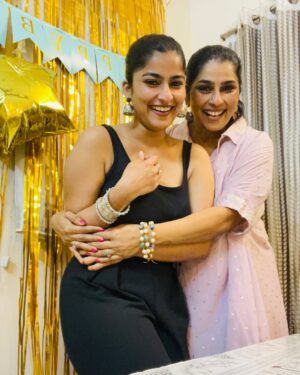 Gayathri Ashok Instagram - Amma, Happy birthday to the original, the blueprint, my first home, the Amma I proudly copy paste every day! Love you to bits. Thank you for being the quiet strength behind everything I do. Umma my beautiful lady. 
@bindhupankaj ♥️✨