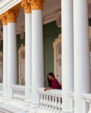 Gowri shruthi Instagram - ಮೈಸೂರು ✨💗
.
.
#mysuru #lalithmahalpalace #karnataka