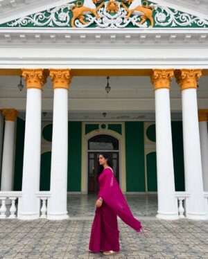 Gowri shruthi Instagram - ಮೈಸೂರು ✨💗
.
.
#mysuru #lalithmahalpalace #karnataka