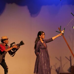 Gowri shruthi Instagram - ರಂಗಭೂಮಿ ✨ ನನ್ನ ಮೊದಲ ನಾಟಕ 
.
To my first ever play 🎭 ! With the best people around me. 
The knowledge , confidence , lessons , manners , discipline , hardwork theatre teaches you is unmatched.
It gives you a lot of reality checks , shows you where you stand , teaches you to be grounded .. soo much to learn from beautiful actors around you.
My journey in the process of learning this art form has been a dreamy journey not just as an actor but also as a human being , and this beautiful journey has just begun 💗🌸
.
It was a lifetime experience to perform Infront of my grandparents who themselves have been in the theatre for more than 45 years now , with mom as well ! 

Thanks to each and everyone who made me feel confident, special and precious 💗 
.
My guru ! My warmest dear friends and my family 
Love and only love 💗🌸🎭
.
Also thank you for these beautiful captures my friend @gagan_chirayu 🤗