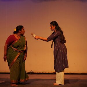 Gowri shruthi Instagram - ರಂಗಭೂಮಿ ✨ ನನ್ನ ಮೊದಲ ನಾಟಕ 
.
To my first ever play 🎭 ! With the best people around me. 
The knowledge , confidence , lessons , manners , discipline , hardwork theatre teaches you is unmatched.
It gives you a lot of reality checks , shows you where you stand , teaches you to be grounded .. soo much to learn from beautiful actors around you.
My journey in the process of learning this art form has been a dreamy journey not just as an actor but also as a human being , and this beautiful journey has just begun 💗🌸
.
It was a lifetime experience to perform Infront of my grandparents who themselves have been in the theatre for more than 45 years now , with mom as well ! 

Thanks to each and everyone who made me feel confident, special and precious 💗 
.
My guru ! My warmest dear friends and my family 
Love and only love 💗🌸🎭
.
Also thank you for these beautiful captures my friend @gagan_chirayu 🤗