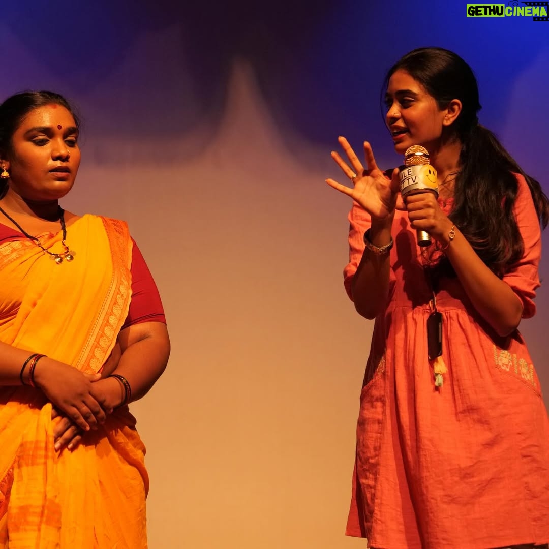 Gowri shruthi - 12.6K Likes - ರಂಗಭೂಮಿ ✨ ನನ್ನ ಮೊದಲ ನಾಟಕ
.
To my first ever play 🎭 ! With the best people around me.
The knowledge , confidence , lessons , manners , discipline , hardwork theatre teaches you is unmatched.
It gives you a lot of reality checks , shows you where you stand , teaches you to be grounded .. soo much to learn from beautiful actors around you.
My journey in the process of learning this art form has been a dreamy journey not just as an actor but also as a human being , and this beautiful journey has just begun 💗🌸
.
It was a lifetime experience to perform Infront of my grandparents who themselves have been in the theatre for more than 45 years now , with mom as well !
Thanks to each and everyone who made me feel confident, special and precious 💗
.
My guru ! My warmest dear friends and my family
Love and only love 💗🌸🎭
.
Also thank you for these beautiful captures my friend @gagan_chirayu 🤗