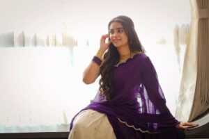 Gowri shruthi Instagram - Ran out of poses and captions 💁🏻‍♀️💜