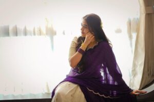 Gowri shruthi Instagram - Ran out of poses and captions 💁🏻‍♀️💜