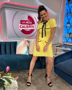 Greidys Gil Instagram - Morning morning!!!! Literal me siento como un sol en esta hermosa mañana! 💛🌞😜 Nos vemos esta tarde en @lamesacaliente. Te gusta el amarillo para vestir???