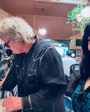 Grey DeLisle Instagram - Murry and I recorded a new Christmas single (“A Christmas Memory”) in #Portland with Tucker Martine! #christmasinmay #studiodog #AChristmasMemory @floramartine @murryhammondmusic