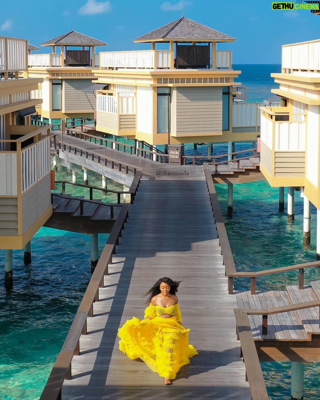Ifu Ennada - 26.9K Likes - Princess Ifu in Maldives🥰. Have you Seen my Dance Video in this Dress? Check my Last Post. What Slide is your Fave?
___
Skin my @beautifuskin products.
___
Outfit /Stylist @mood_by_asher @asheriheme
___
#KylieBaby