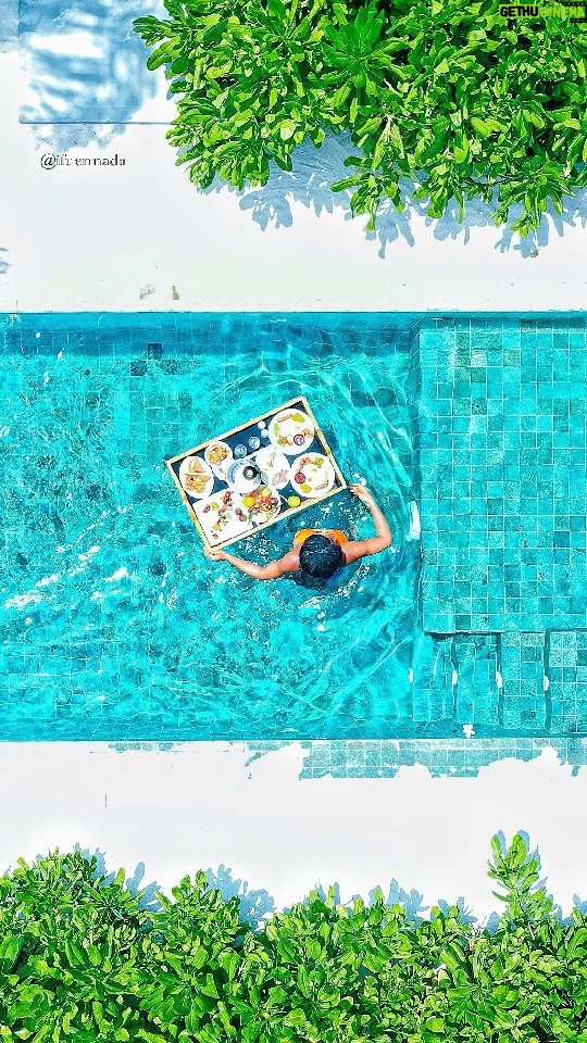 Ifu Ennada - 16K Likes - Life is Sweeeeeeeet in #Maldives ‼️ 🤪🤣 A Drone Shot of my Floating Breakfast that shows my Beach Villa Island- the first Island I stayed in.
___
Skin my @beautifuskin products
___
Bikini @mood_by_asher
__
Music: Koroba by Tiwa Savage
___
#VisitMaldives #maldives_ig