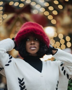 Ini Dima-Okojie Instagram - Talk to her nice… 😌

Photography | @toluajg
Bubble skirt | @myt5s