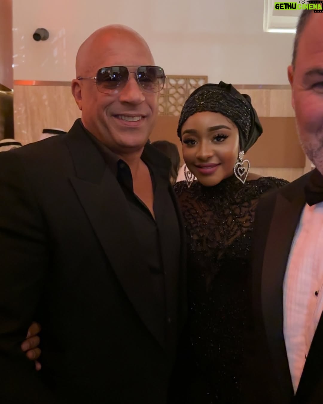 Ini Edo - 101.2K Likes - Was so lovely meeting my favorite housewife Gabrielle @evalongoria , @vindiesel and so many others at the opening of @redseafilm festival. Last night was amazing. ##nollywoodtotheworld