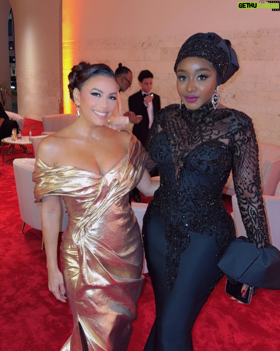 Ini Edo - 101.2K Likes - Was so lovely meeting my favorite housewife Gabrielle @evalongoria , @vindiesel and so many others at the opening of @redseafilm festival. Last night was amazing. ##nollywoodtotheworld