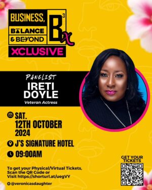 Ireti Doyle Instagram - PORT HARCOURT CITY!!!
My Ladies... 
I am so looking forward to seeing you...
There's soooo much to talk about.♥️
#veronicasdaughter
#businessbalancebeyond
#b3xclusive
#portharcourt
#Abundance
#Ease 
#Flow