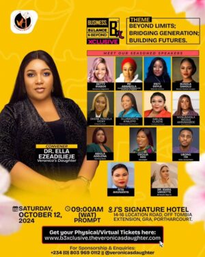 Ireti Doyle Instagram - PORT HARCOURT CITY!!!
My Ladies... 
I am so looking forward to seeing you...
There's soooo much to talk about.♥️
#veronicasdaughter
#businessbalancebeyond
#b3xclusive
#portharcourt
#Abundance
#Ease 
#Flow