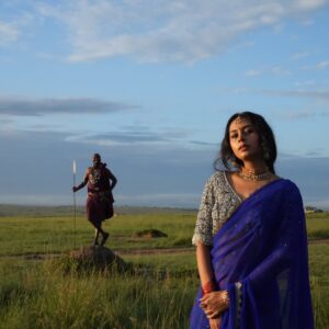 Ishita Varsha Instagram - Photo bomb by the “Fastest Animal on land” Blessed! 😇 
Did you spot the Cheetah !?