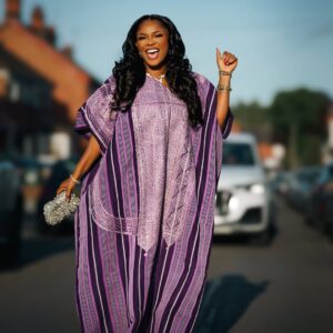 Iyabo Ojo Instagram - Huge thanks to the UK 🇬🇧 particularly London, Birmingham, Manchester, and all the cities and people who supported Labake Olododo, The Warrior Lord! 

This film's success in London is historic for Nigerian cinema, and I'm grateful for the sold-out screenings. 'Labake Olododo' is still showing in both the UK and Nigeria.

Special thanks to @zeetravels_tour for ensuring a smooth trip for our team, including @thescarletgomez and @olumideoworu . 

Appreciation also goes to the uk distributors, @evritfilms 

Co Executive producers @filmonestudios @abazee_productions and @alabaultimate )

and the director for this exceptional work. @biodunstephen

Labake Olododo, The Warrior Lord, America 🇺🇸 will start showing in all cinemas from the 9th of May 2025.

Photos credit 📸 @tomiojuks_

Lagos, 🇳🇬 I'm back......., and I'll catch up with everyone tomorrow. 

Wish cinema should I visit tomorrow ooooooo 🤔 

Thank you, Nigeria! God bless you all!"
.
My Outfit @hope_readytowear
@hopebykikiokewale

Makeup @labakeoge_makeover
Hair  @shopbeautybounce