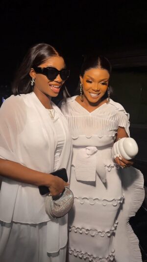 Iyabo Ojo Instagram - Overwhelmed with joy and gratitude! 🌟 Yesterday's Mother's Night surprise celebration was truly unforgettable. Thank you to my amazing friends for planning this special event and to everyone who joined in to celebrate with me. Your presence and love mean the world, especially as we look forward
 to JP2025. 🙏💕 
Special thanks to the incredible gospel artists who brought the spirit and joy 

Don't forget! Labake Olododo is still showing in cinemas nationwide! 🎥 Tell a friend to tell a friend and spread the word!

18karatgold @young_alhaja_golddubai

👗 @shopkyluxury_ng

💄  @darlington_glam

Hairstylist @tgoldhair 

📷 @abiola_lens

 #LabakeOlododo#GratefulHeart #Blessed #Love"
