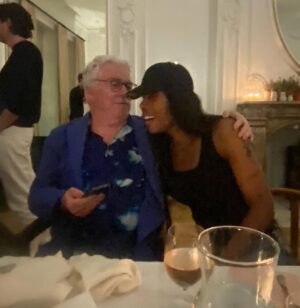 Jaime Winstone Instagram - An evening spent with papa and friends celebrating the amazing shoot for perfect magazine 

Thankyou to my beautiful One man Glam squad @the_sweeney_ love you and your talent so much! 
It’s so fun to collaborate with you and creates these lewks 🙏💋🙏 @the_sweeney_ 

Thankyou to @martine_rose ❤️😎🤌
@agencyeleven 
@burberry 

@katemossagency ✨💕
@thisisraywinstone 😎

High res 📸 double denim @davebenett 
@katiejanehillier 
@kegrand 
@theperfectmagazine ❤️