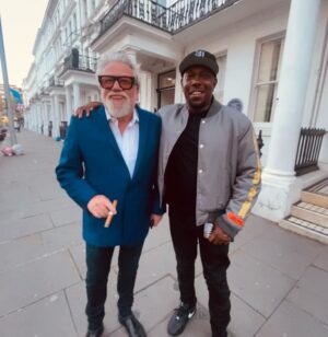 Jaime Winstone Instagram - An evening spent with papa and friends celebrating the amazing shoot for perfect magazine 

Thankyou to my beautiful One man Glam squad @the_sweeney_ love you and your talent so much! 
It’s so fun to collaborate with you and creates these lewks 🙏💋🙏 @the_sweeney_ 

Thankyou to @martine_rose ❤️😎🤌
@agencyeleven 
@burberry 

@katemossagency ✨💕
@thisisraywinstone 😎

High res 📸 double denim @davebenett 
@katiejanehillier 
@kegrand 
@theperfectmagazine ❤️